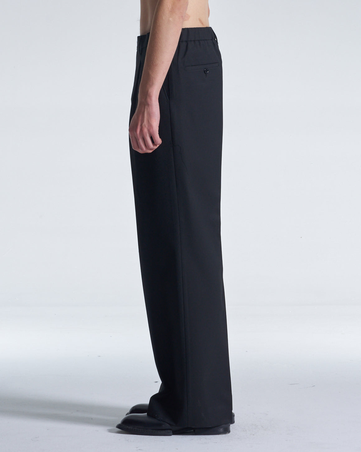 HARRISON WONG / Wide Leg Wool Pants