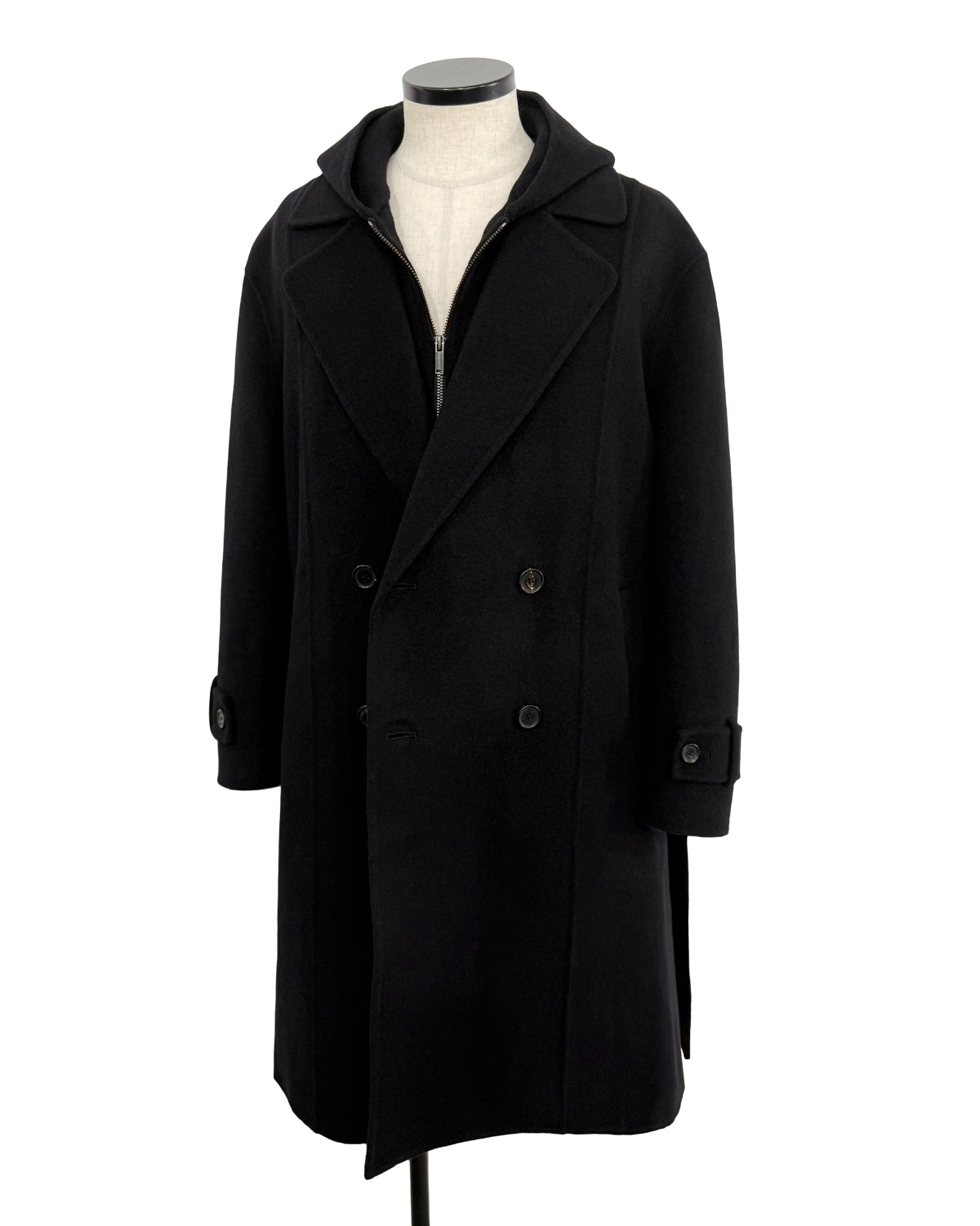 ジャケット・アウター vintage gimmick wool trench coat HARRISON WONG | Double Faced Wool 2in1 Trench Coat With Hood