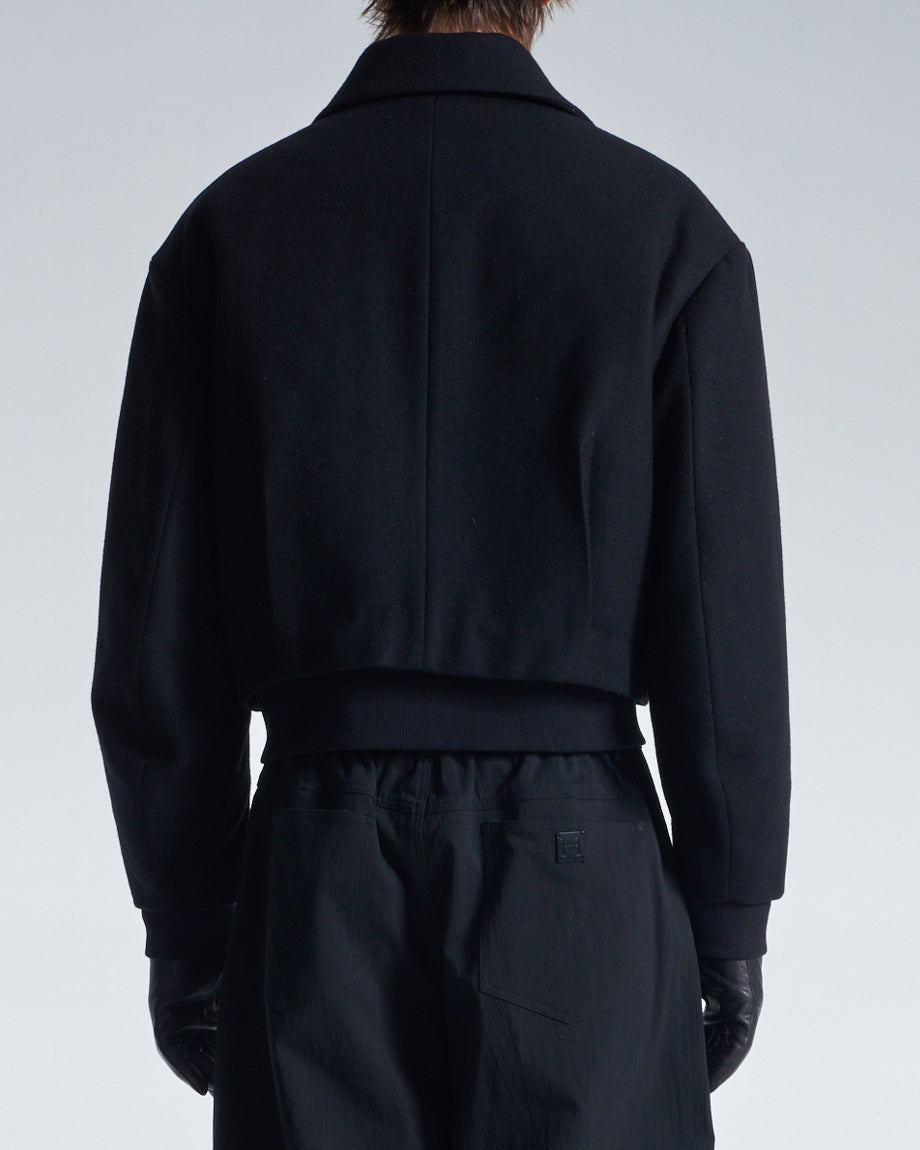 HARRISON WONG / Double Faced Wool Zipper Jacket