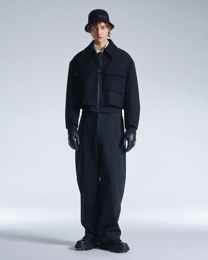 HARRISON WONG / Balloon Fit Cotton Nylon Pants