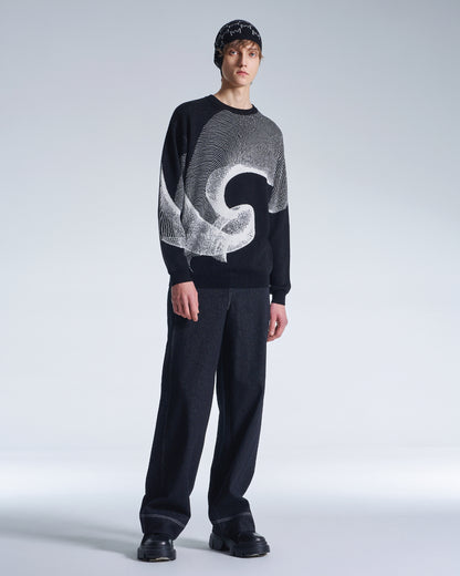 HARRISON WONG / Wide Leg Denim Pants - Black
