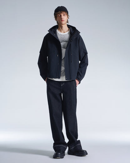 HARRISON WONG / Wide Leg Denim Pants - Black