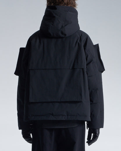 HARRISON WONG / Down Jacket With 3D Pocket On Sleeve - Black