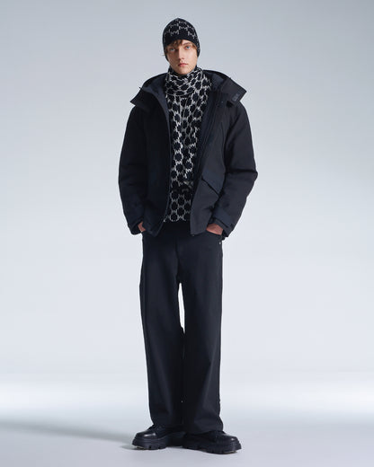 HARRISON WONG / Logo Monogram Wool Sweater - Black