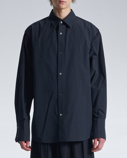 HARRISON WONG / Oversized Cotton Shirt - Black
