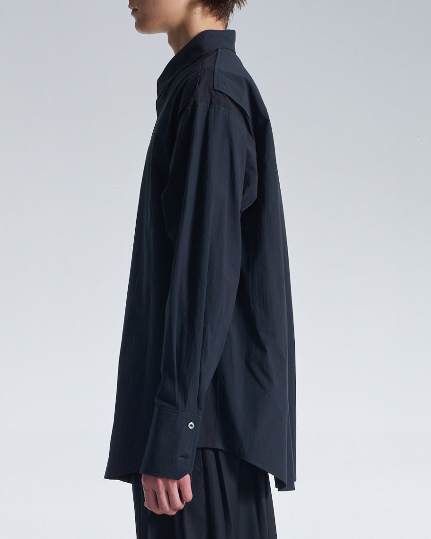 HARRISON WONG / Oversized Cotton Shirt - Black