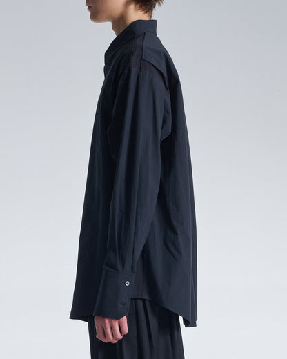 HARRISON WONG / Oversized Cotton Shirt - Black