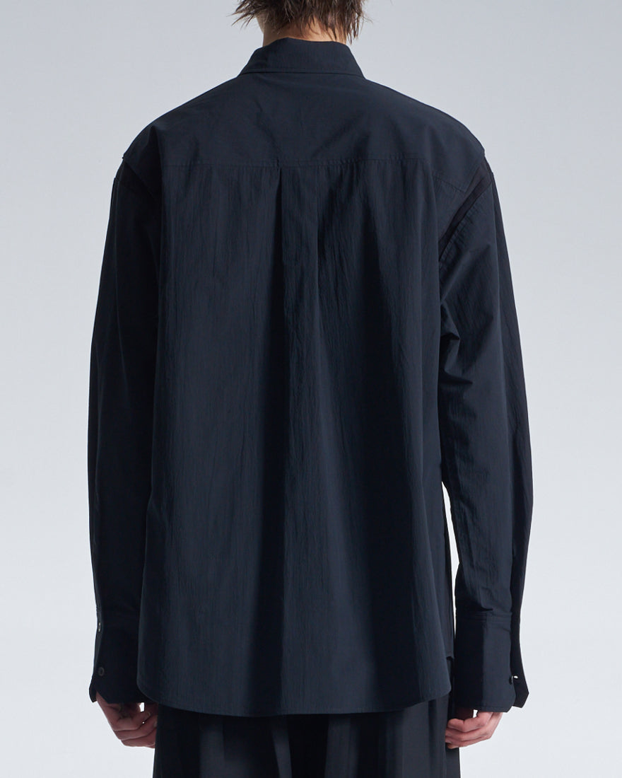 HARRISON WONG / Oversized Cotton Shirt - Black