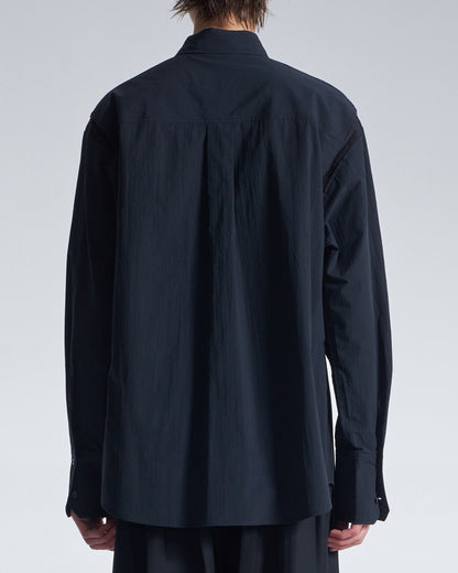 HARRISON WONG / Oversized Cotton Shirt - Black