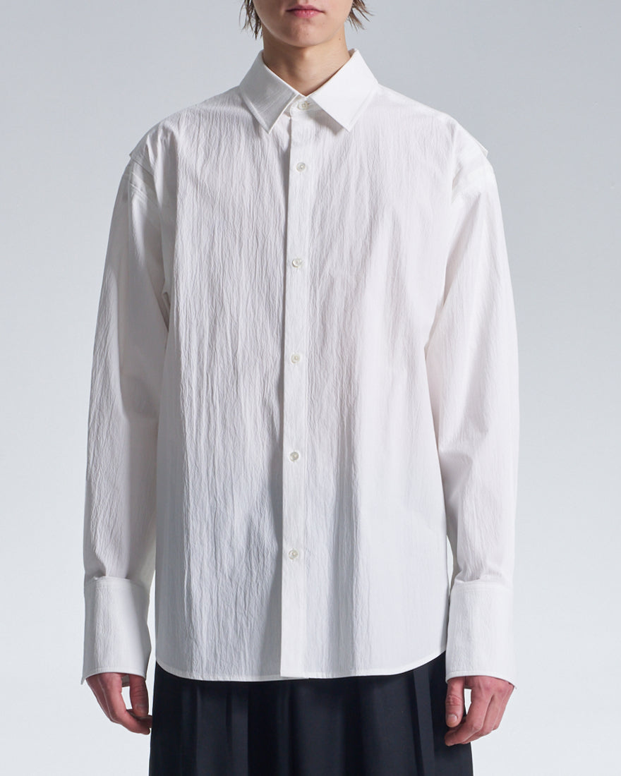HARRISON WONG / Oversized Cotton Shirt - White