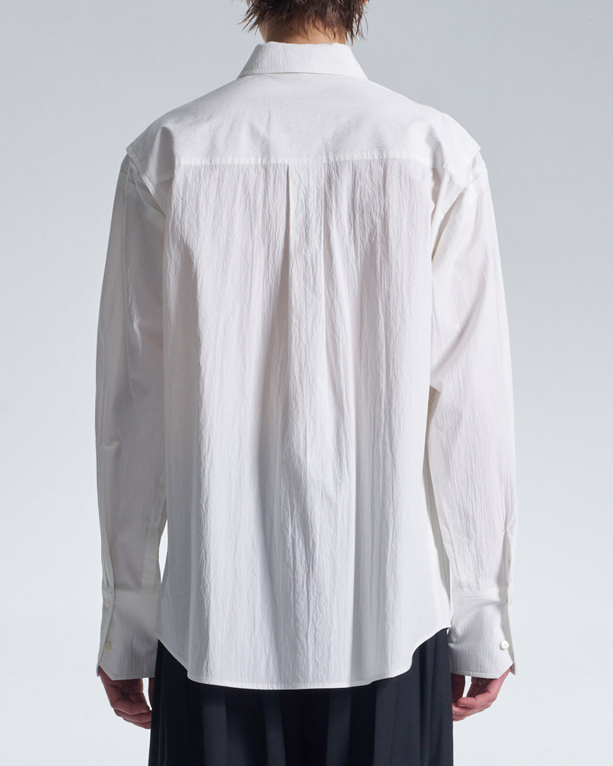HARRISON WONG / Oversized Cotton Shirt - White