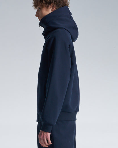 HARRISON WONG / Honeycomb Knit Zipper Jacket With Hood
