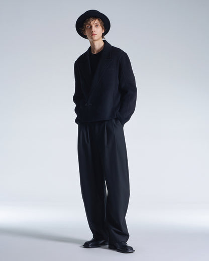 HARRISON WONG / Balloon Fit Wool Pants With Pleats
