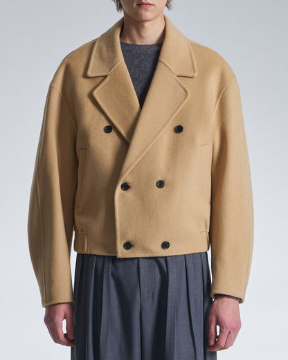 HARRISON WONG / Double Faced Wool DB Blazer - Camel