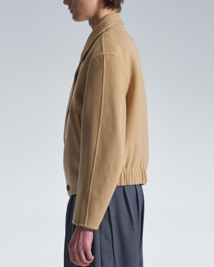 HARRISON WONG / Double Faced Wool DB Blazer - Camel