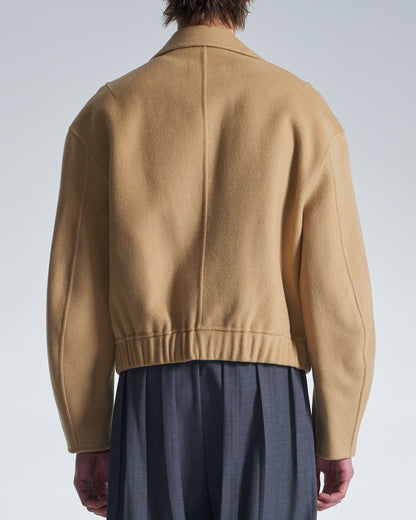 HARRISON WONG / Double Faced Wool DB Blazer - Camel