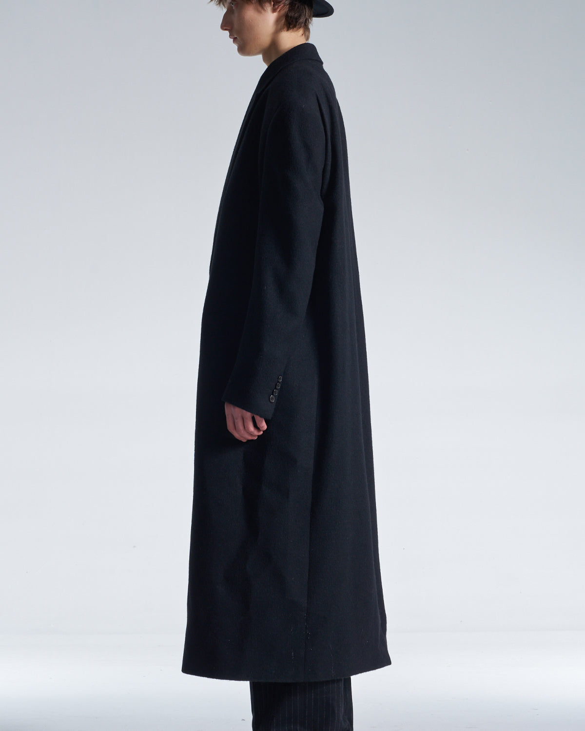 HARRISON WONG / Maxi DB Coat With Wide Shoulder