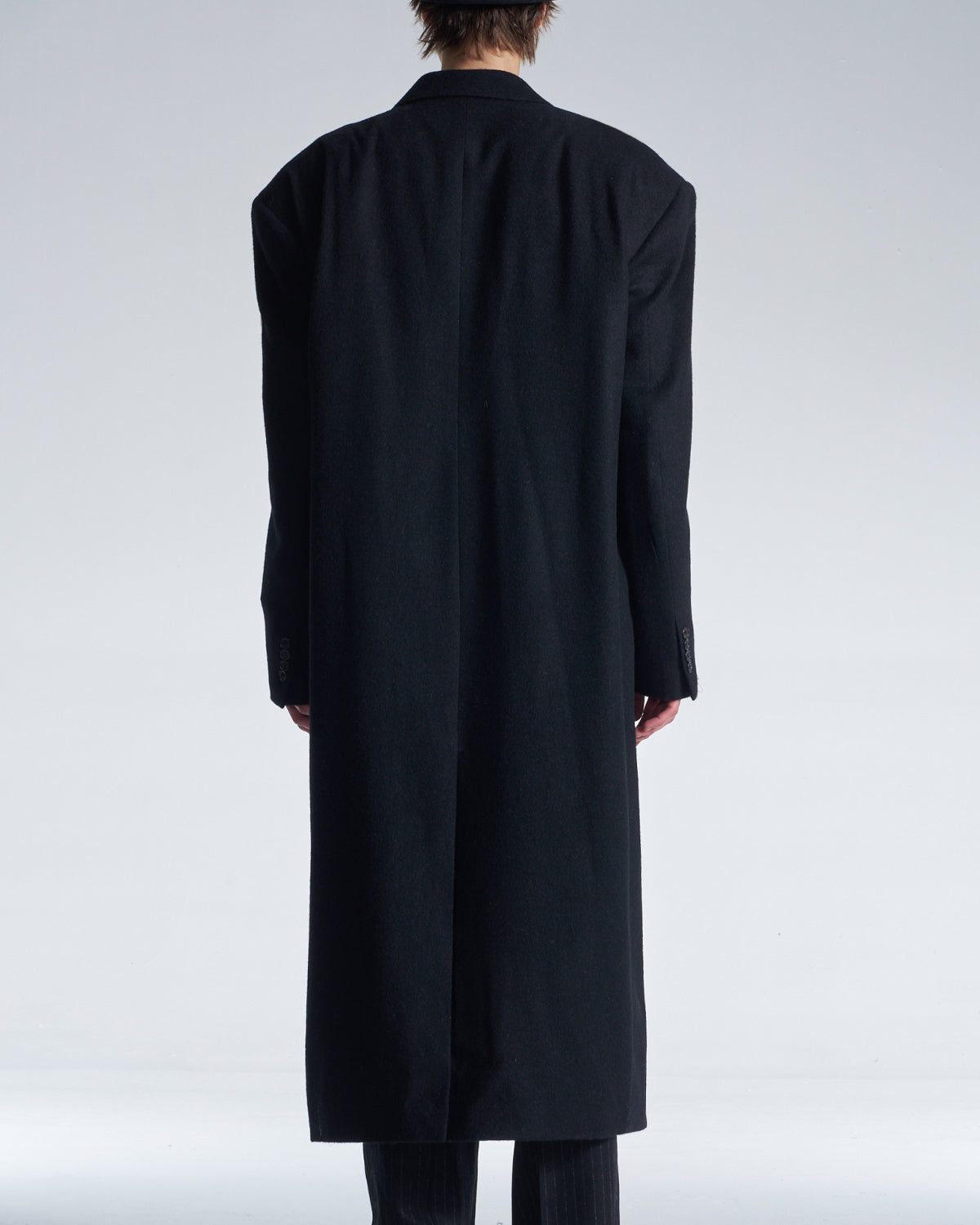 HARRISON WONG / Maxi DB Coat With Wide Shoulder