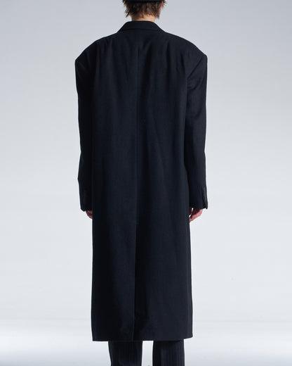 HARRISON WONG / Maxi DB Coat With Wide Shoulder