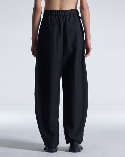 HARRISON WONG / Balloon Fit Wool Pants With Pleats
