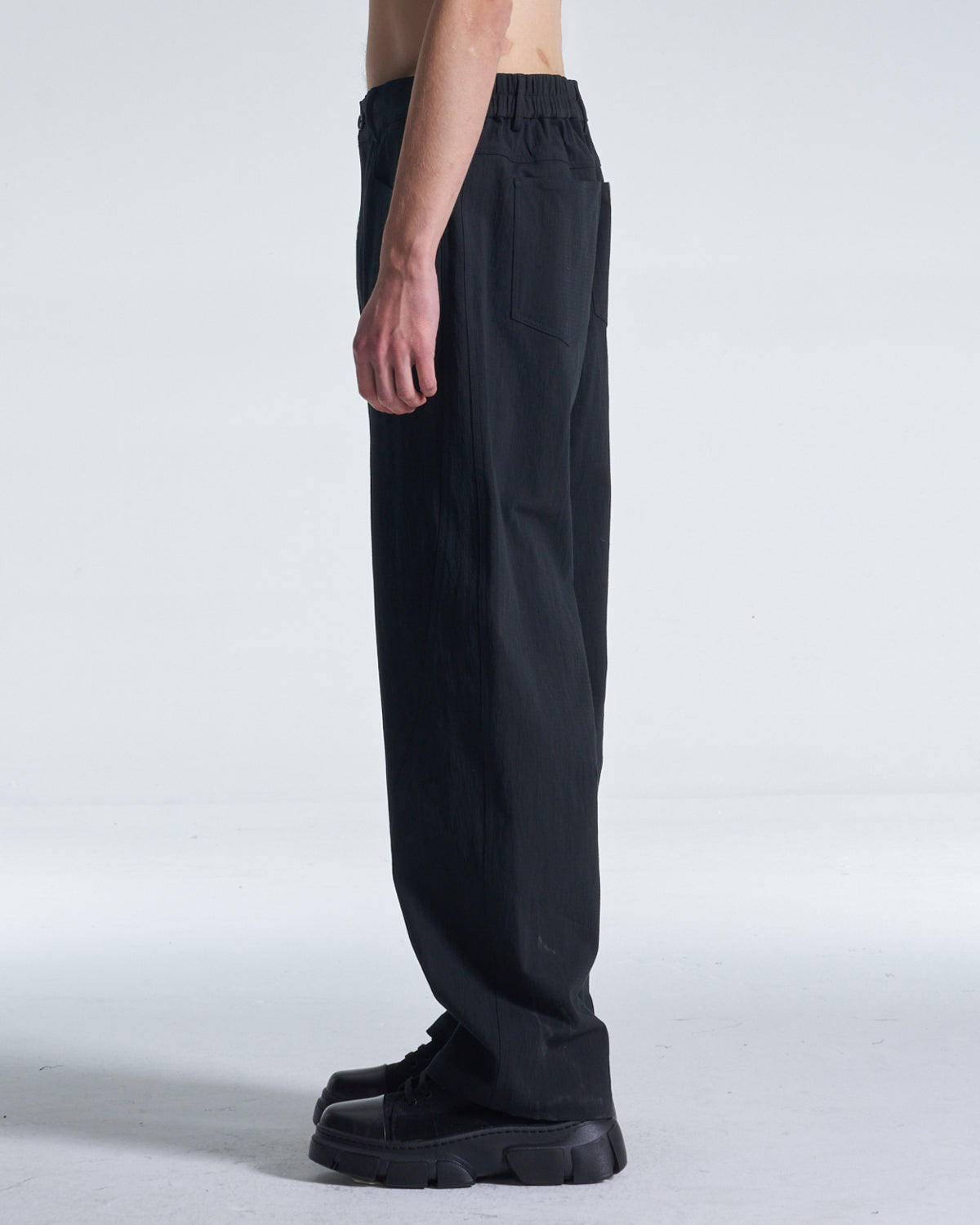 HARRISON WONG / Balloon Fit Cotton Nylon Pants