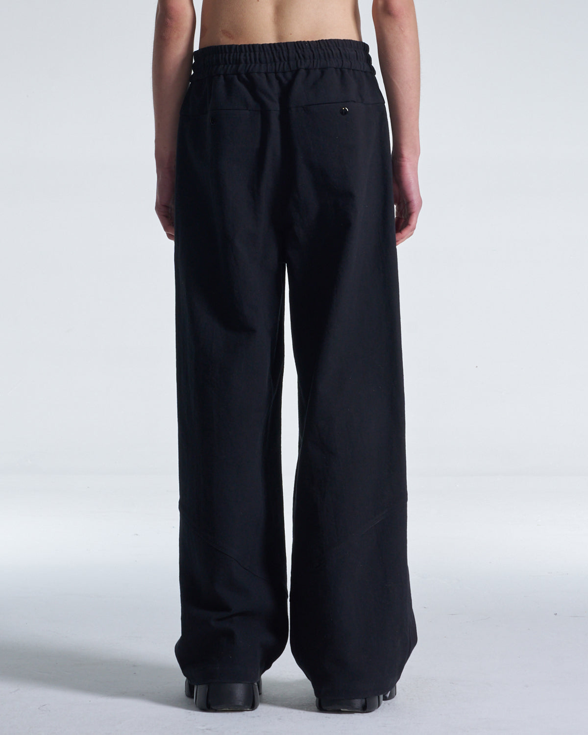 HARRISON WONG / Wide Leg Cotton Pants With Studs