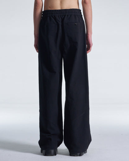 HARRISON WONG / Wide Leg Cotton Pants With Studs