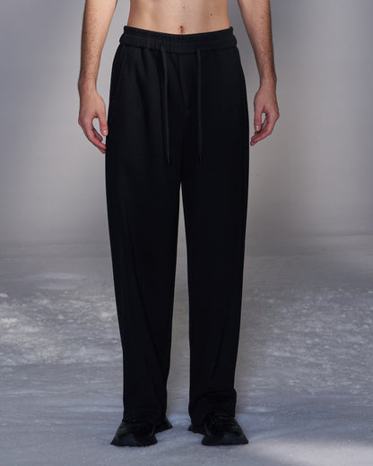 HARRISON WONG / Moleskin Wide Leg Knit Pants