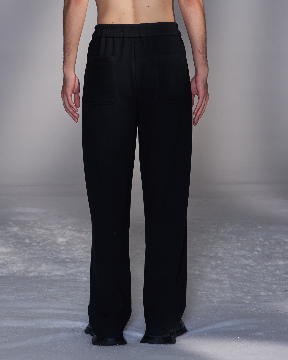 HARRISON WONG / Moleskin Wide Leg Knit Pants