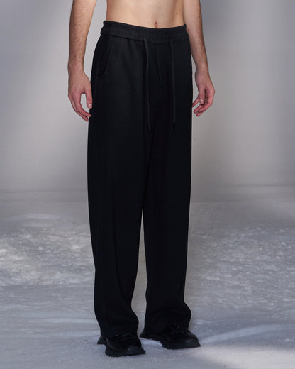 HARRISON WONG / Moleskin Wide Leg Knit Pants