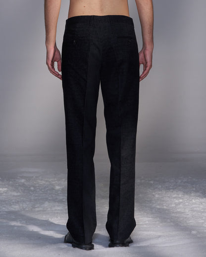 HARRISON WONG / Moleskin Straight Leg Suit Trousers