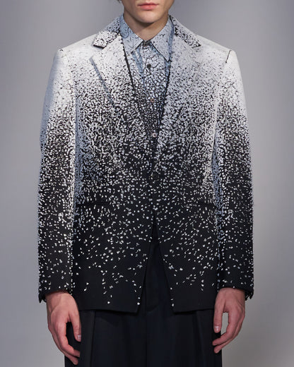 HARRISON WONG / Snowflake Embroidered Wool Blazer
