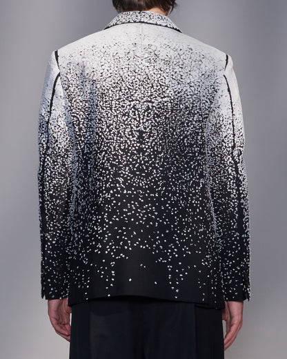 HARRISON WONG / Snowflake Embroidered Wool Blazer