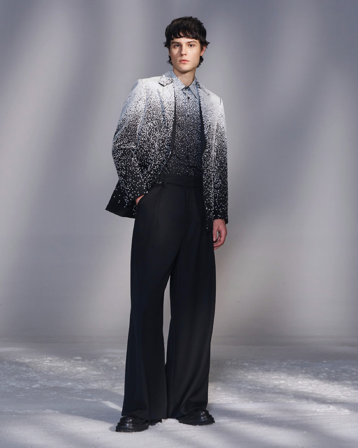 HARRISON WONG / Snowflake Printed Shirt