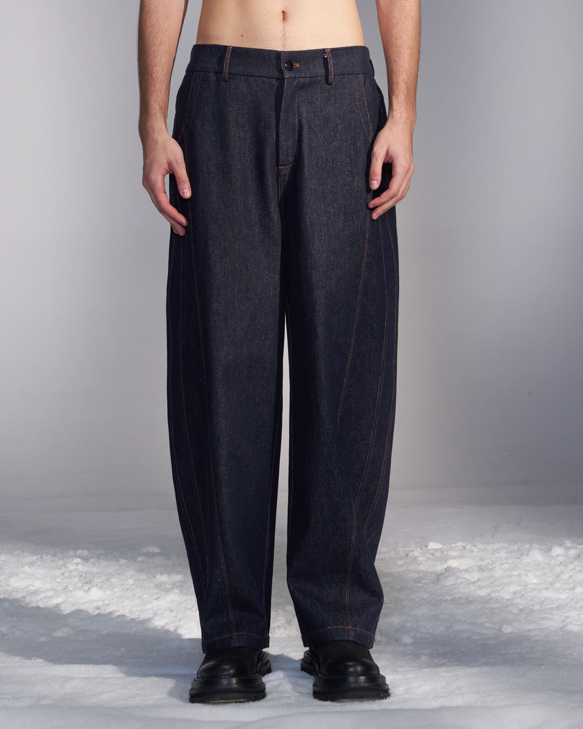 HARRISON WONG / Baggy-Fit Denim Jeans