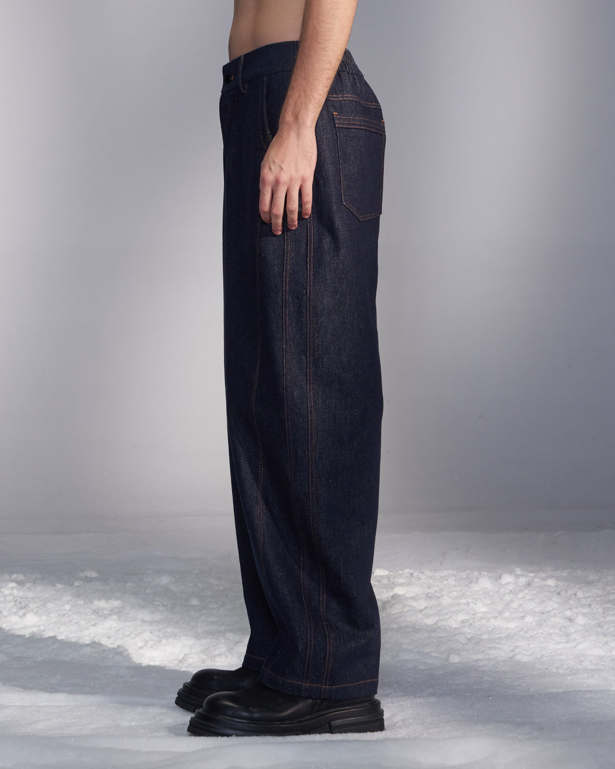 HARRISON WONG / Baggy-Fit Denim Jeans