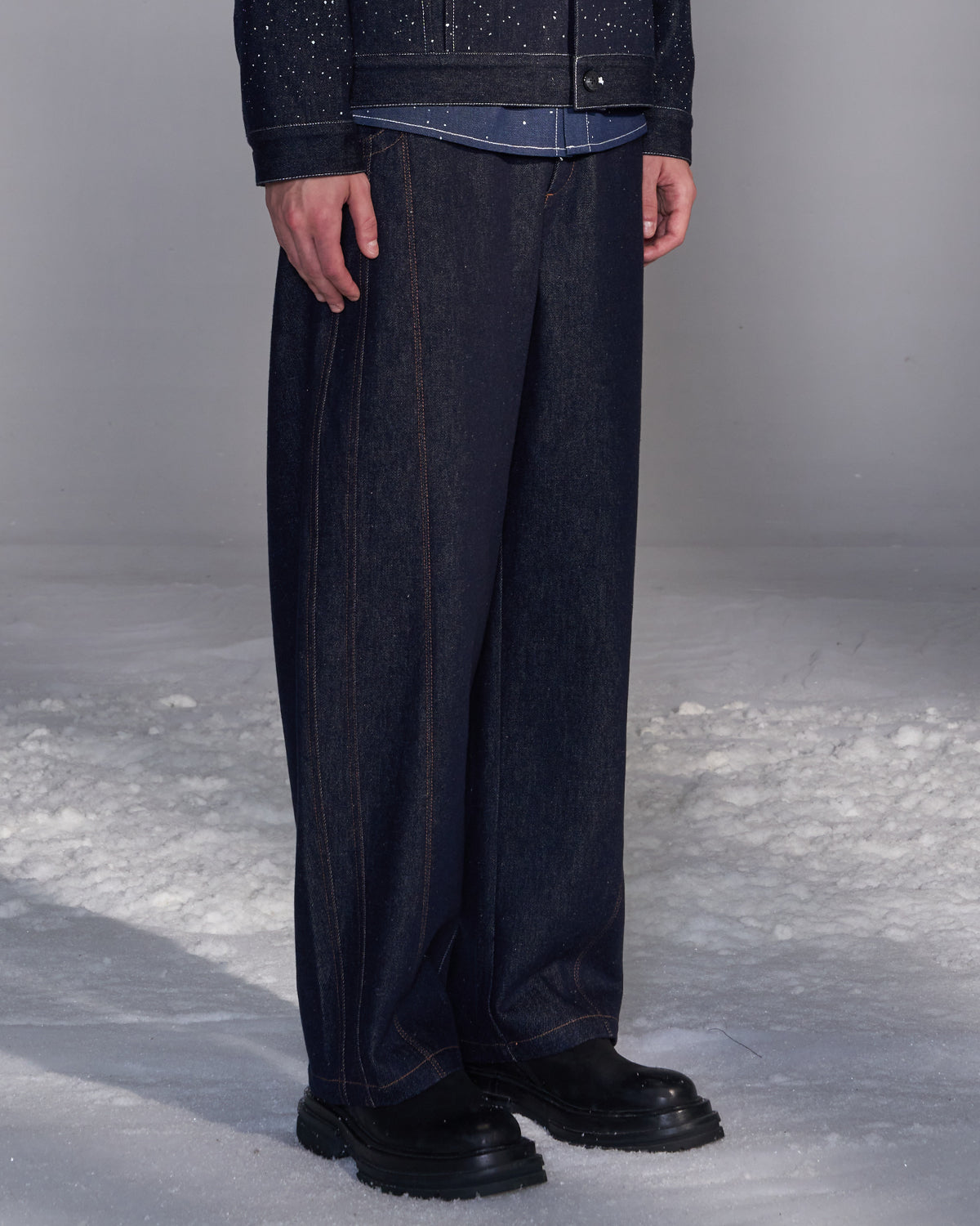 HARRISON WONG / Baggy-Fit Denim Jeans