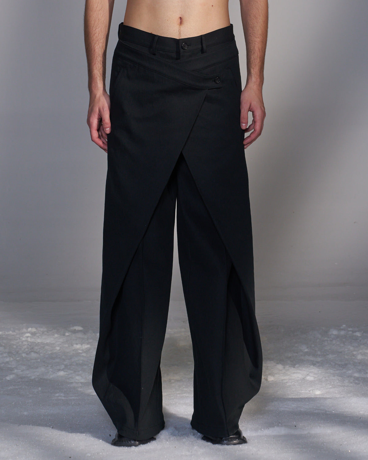 HARRISON WONG / Wrapped Wide Leg Pants
