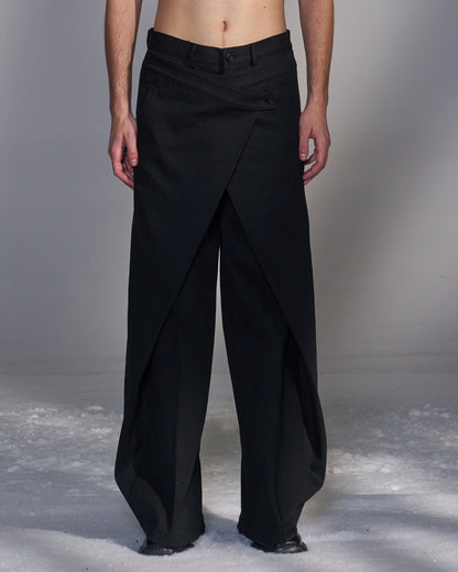 HARRISON WONG / Wrapped Wide Leg Pants