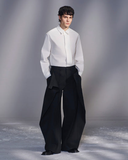 HARRISON WONG / Wrapped Wide Leg Pants
