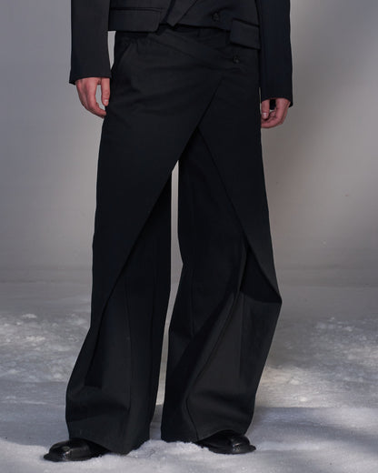 HARRISON WONG / Wrapped Wide Leg Pants