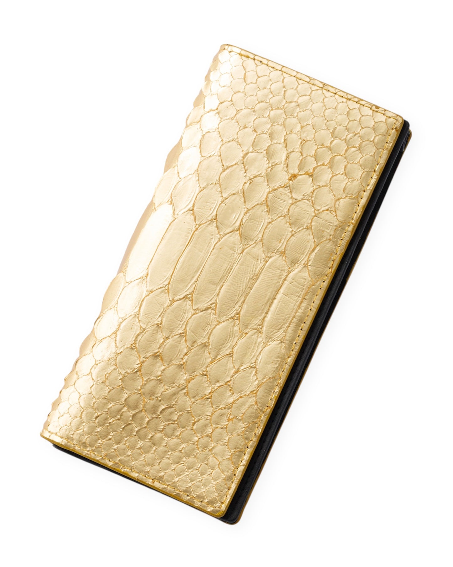 gène par YUKIO MISHIBA / Python Long Wallet - Gold×Black