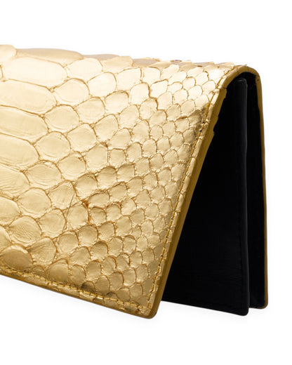 gène par YUKIO MISHIBA / Python Long Wallet - Gold×Black