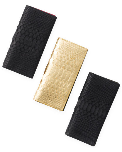 gène par YUKIO MISHIBA / Python Long Wallet - Gold×Black