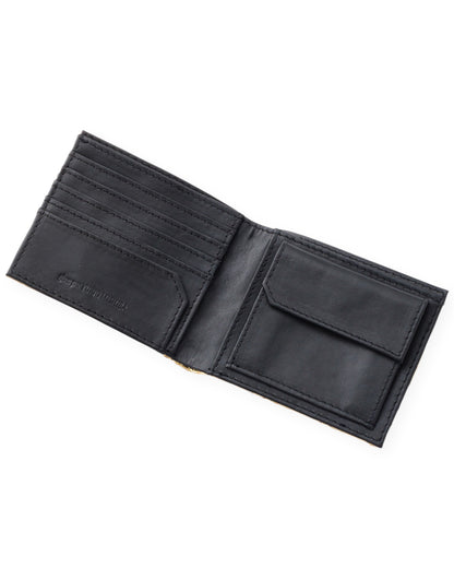 gène par YUKIO MISHIBA / Python Folded Wallet - Gold×Black