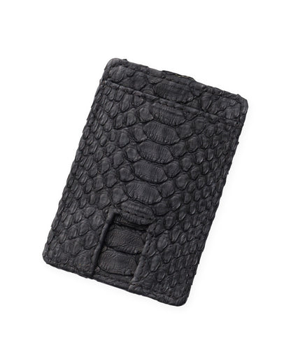 gène par YUKIO MISHIBA / Python Pass Holder - Black