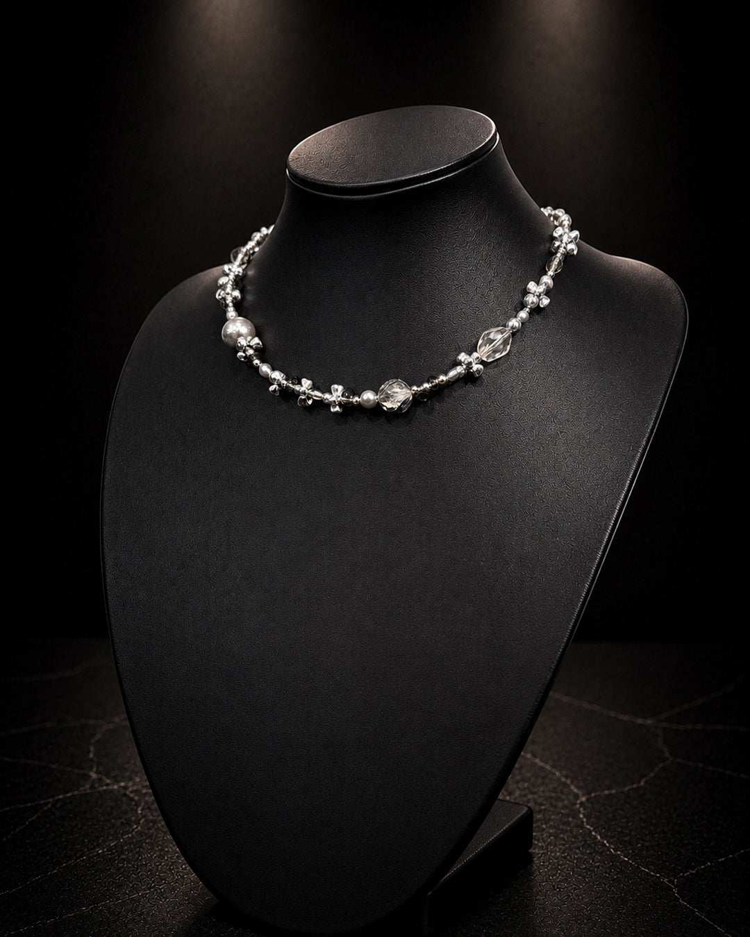 Ranunculus / "STAR DUST" Necklace IV