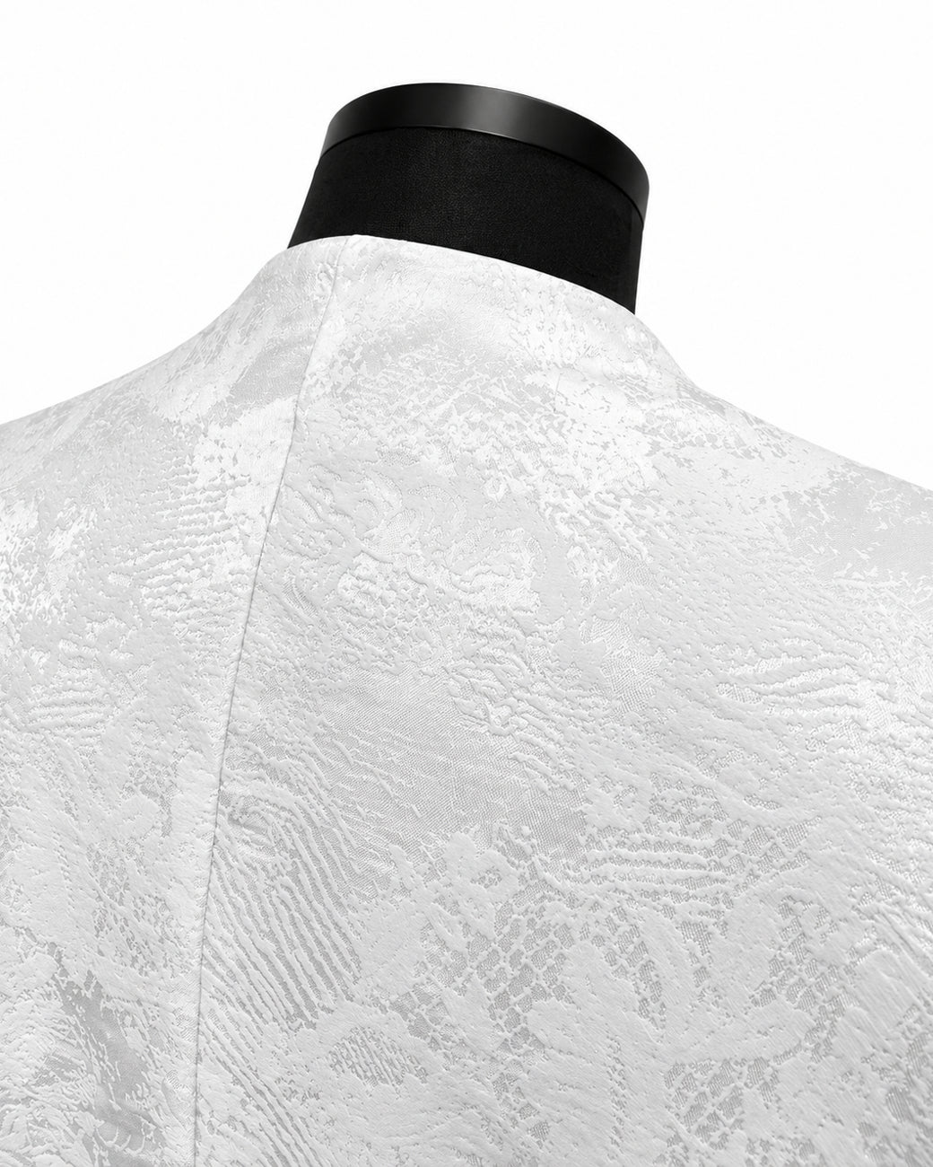 POTENZA | VEIL JACQUARD SHORT JACKET - WHITE – HARAJUKU VILLAGE