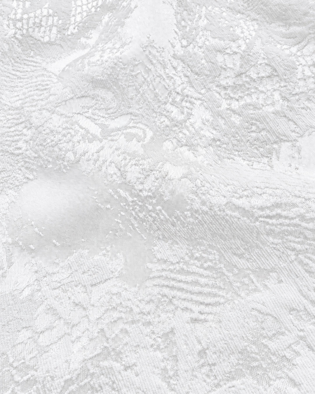 POTENZA / VEIL JACQUARD SHORT JACKET - WHITE