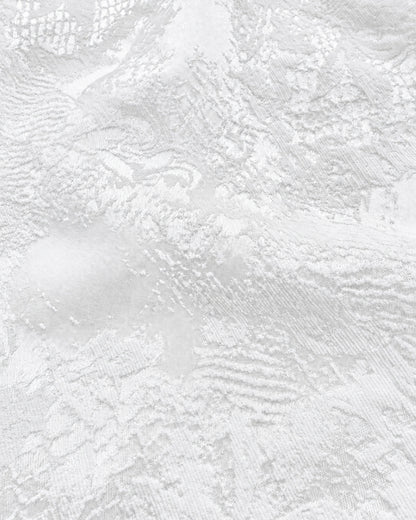 POTENZA / VEIL JACQUARD SHORT JACKET - WHITE